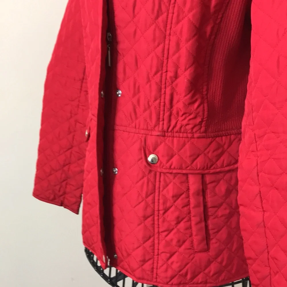 Weatherproof Quilted Red Jacket Size Medium - Picture 5 of 13